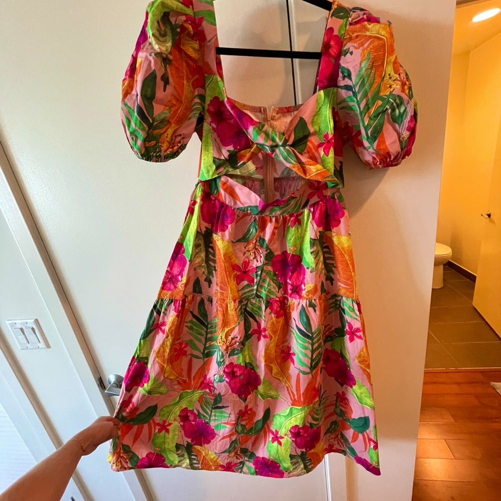 FARM Rio Floral Dress - XS